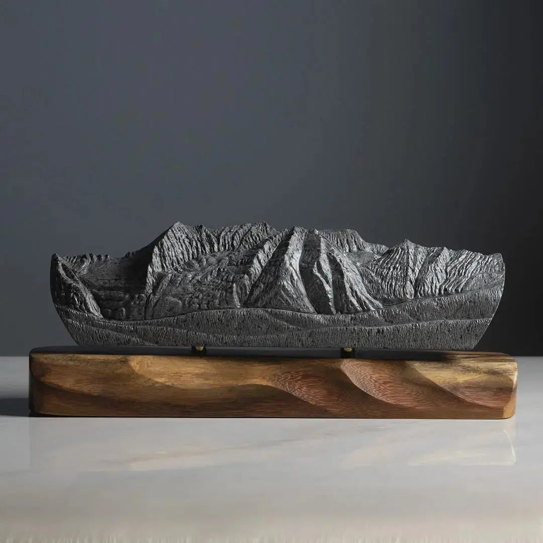 Mount Timpanogos (Heber View) Sculpture Sculpted Peaks