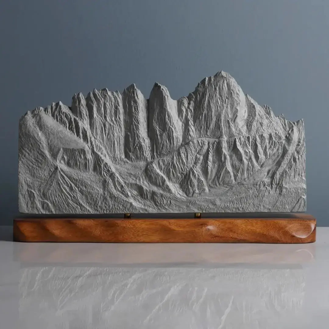Mount Whitney Sculpture (View from Lone Pine, California) - Special Edition Sculpted Peaks