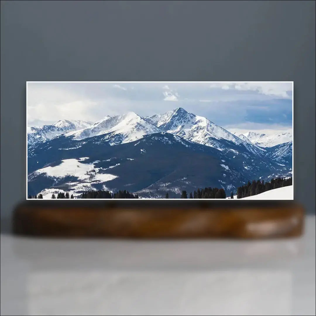 Mount of the Holy Cross Sculpture (View from Vail Ski Area, Sawatch Range, Colorado) Sculpted Peaks