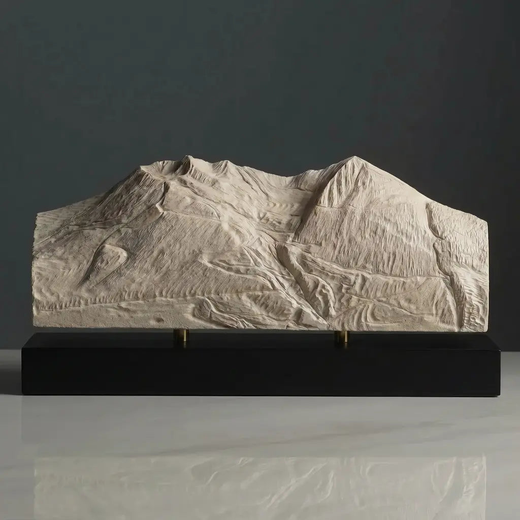 Mount Alyeska Sculpture (Resort Overview, Chugach Mountains, Alaska) Sculpted Peaks