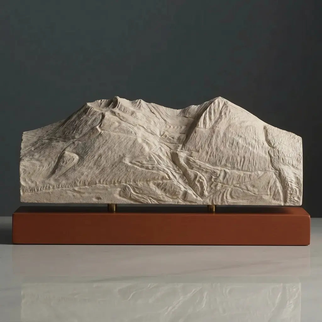 Mount Alyeska Sculpture (Resort Overview, Chugach Mountains, Alaska) Sculpted Peaks