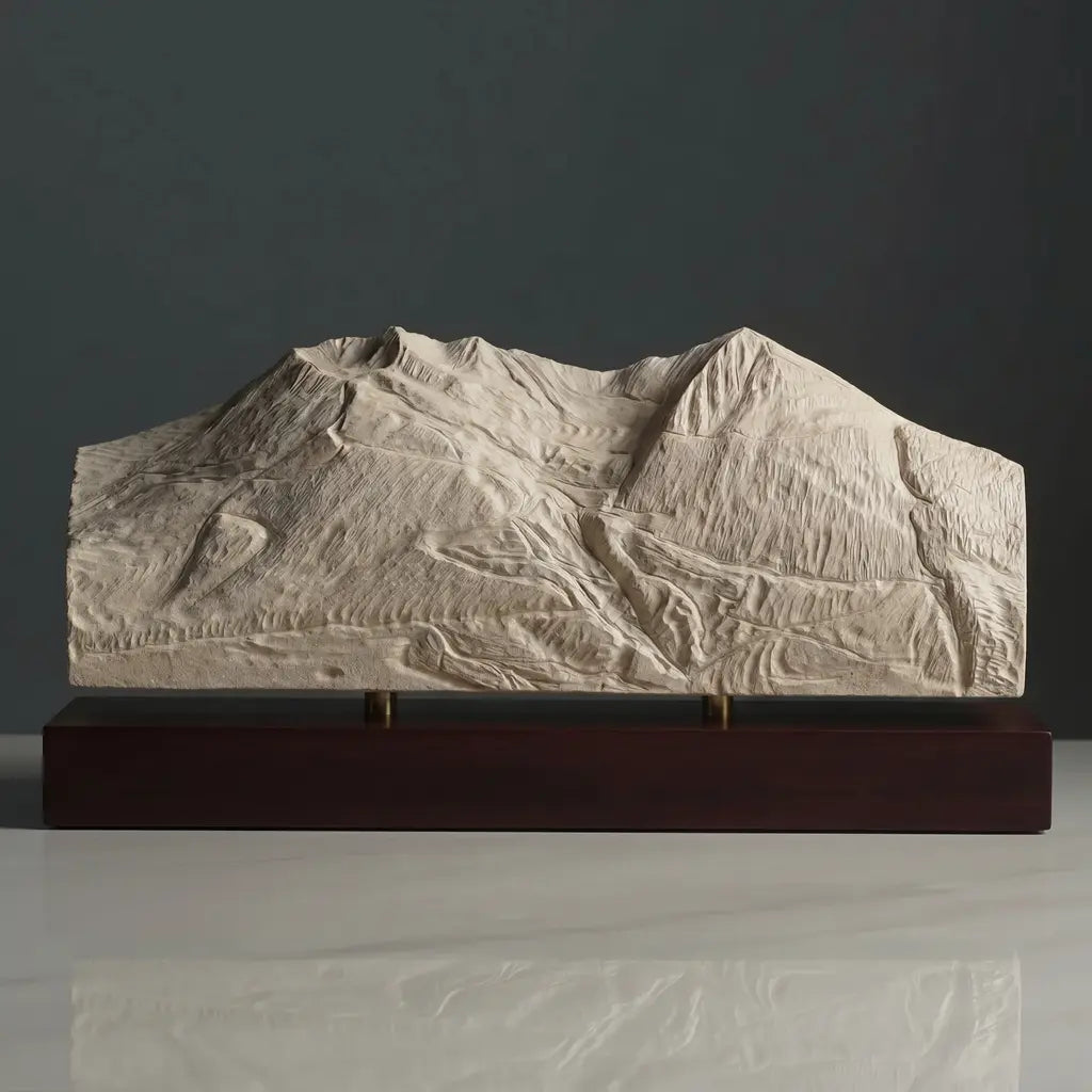 Mount Alyeska Sculpture (Resort Overview, Chugach Mountains, Alaska) Sculpted Peaks