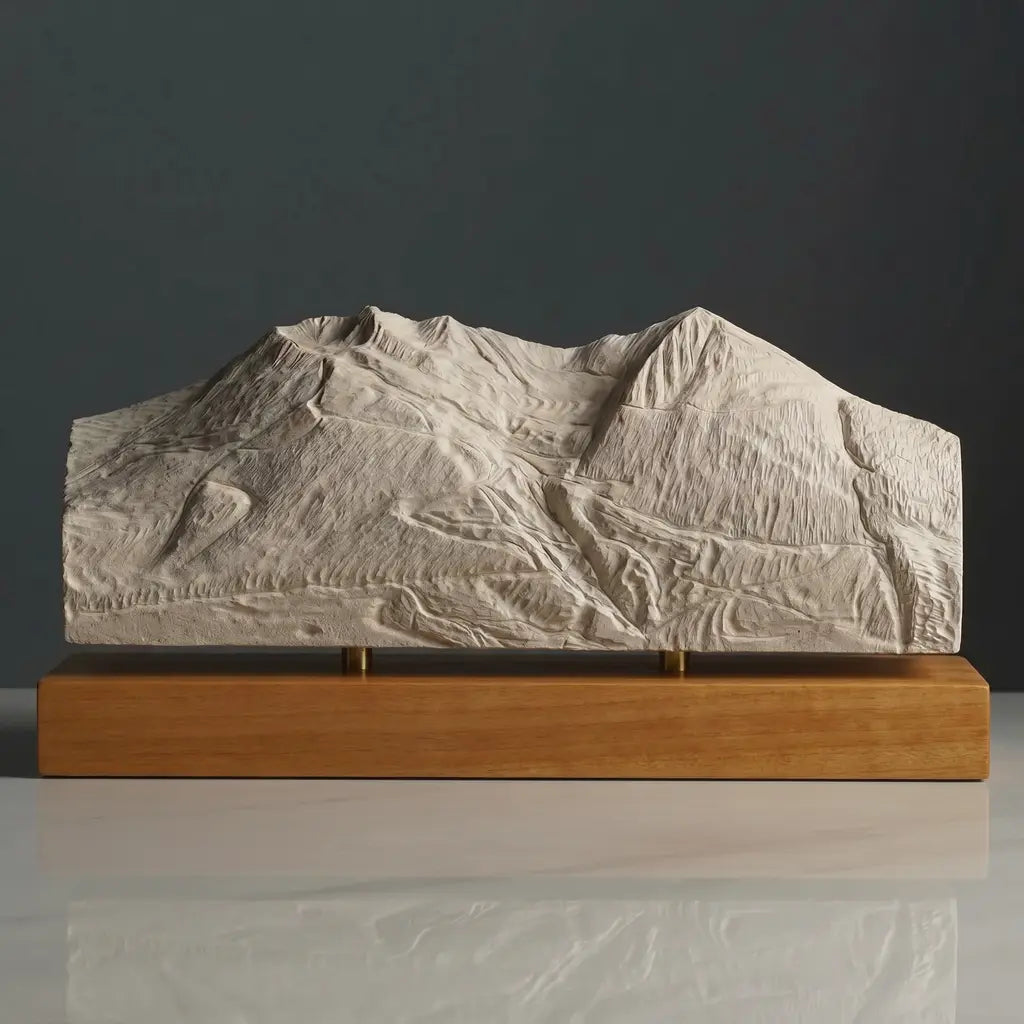 Mount Alyeska Sculpture (Resort Overview, Chugach Mountains, Alaska) Sculpted Peaks