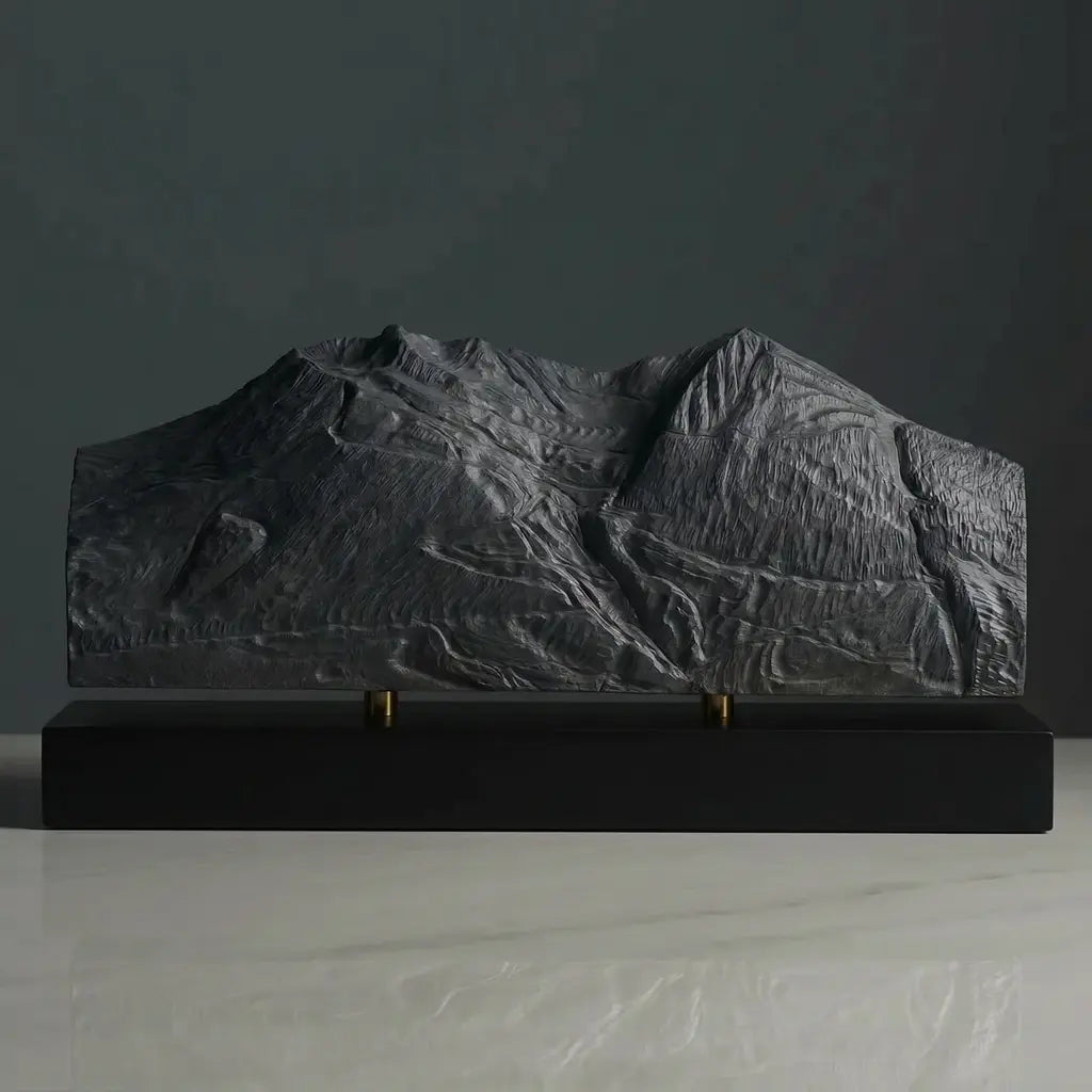 Mount Alyeska Sculpture (Resort Overview, Chugach Mountains, Alaska) Sculpted Peaks