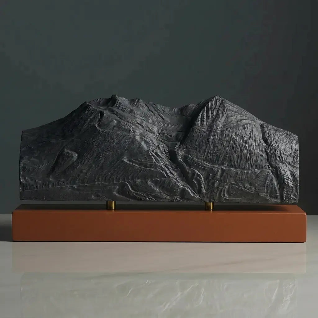 Mount Alyeska Sculpture (Resort Overview, Chugach Mountains, Alaska) Sculpted Peaks