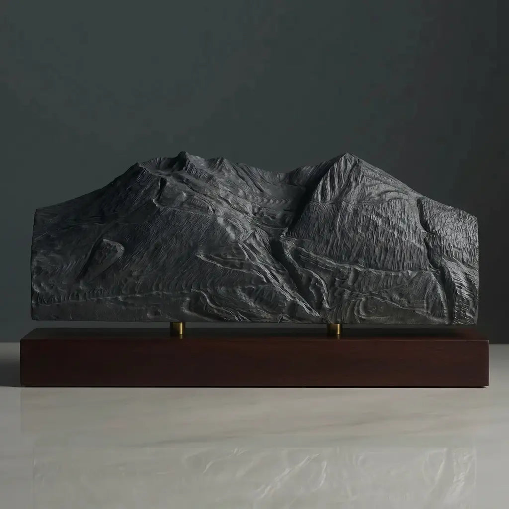 Mount Alyeska Sculpture (Resort Overview, Chugach Mountains, Alaska) Sculpted Peaks