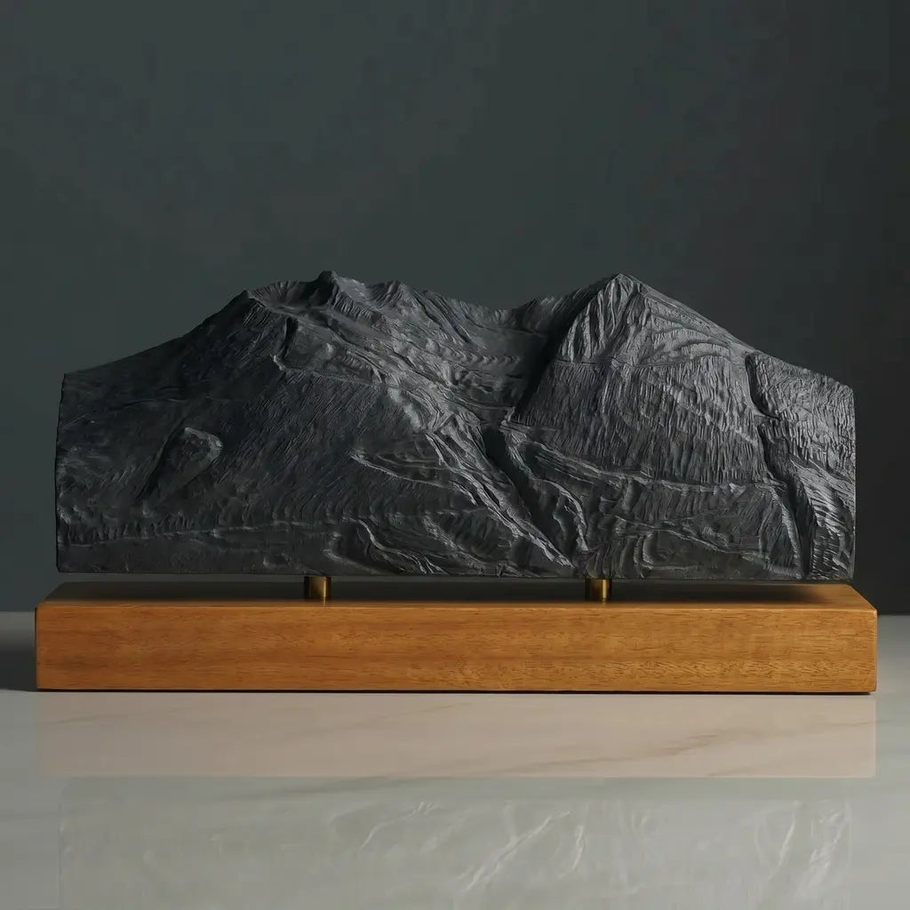 Mount Alyeska Sculpture (Resort Overview, Chugach Mountains, Alaska) Sculpted Peaks