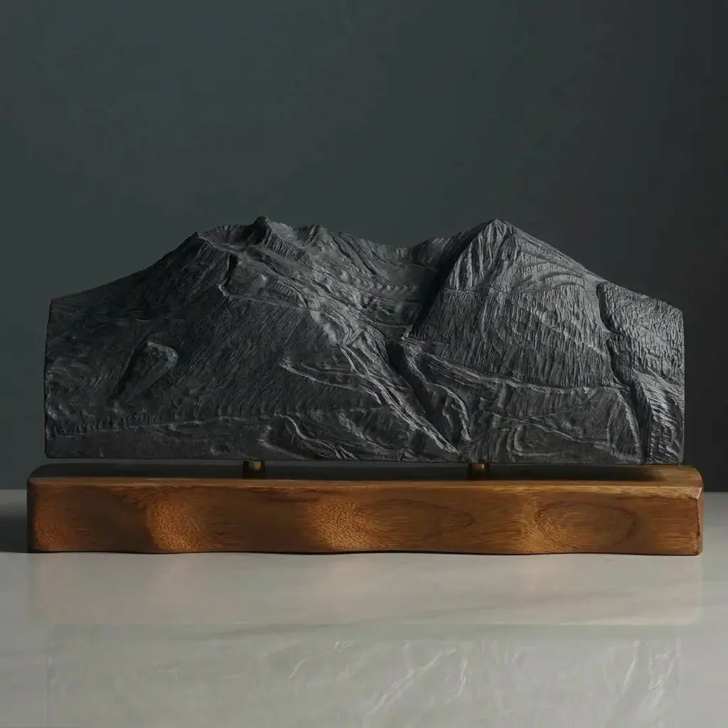 Mount Alyeska Sculpture (Resort Overview, Chugach Mountains, Alaska) Sculpted Peaks