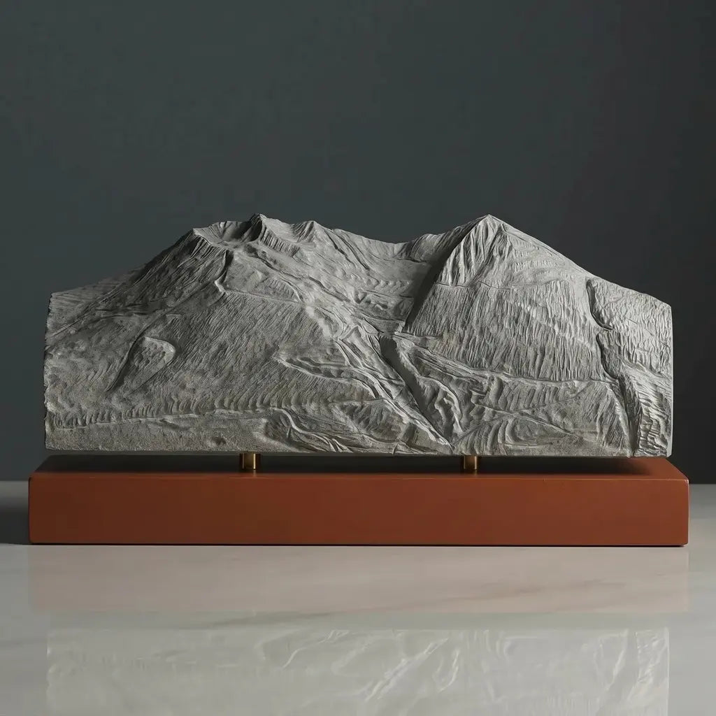 Mount Alyeska Sculpture (Resort Overview, Chugach Mountains, Alaska) Sculpted Peaks