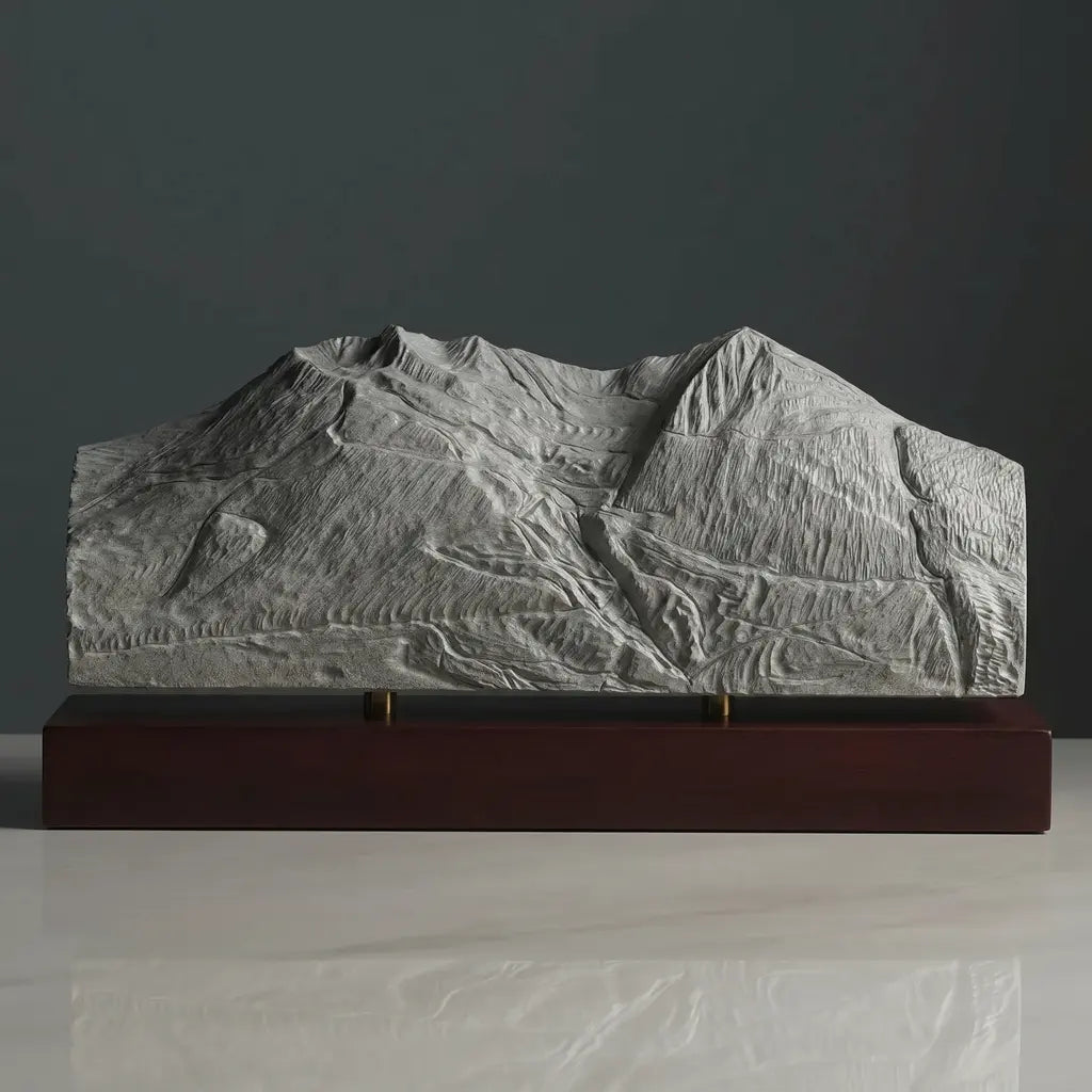 Mount Alyeska Sculpture (Resort Overview, Chugach Mountains, Alaska) Sculpted Peaks