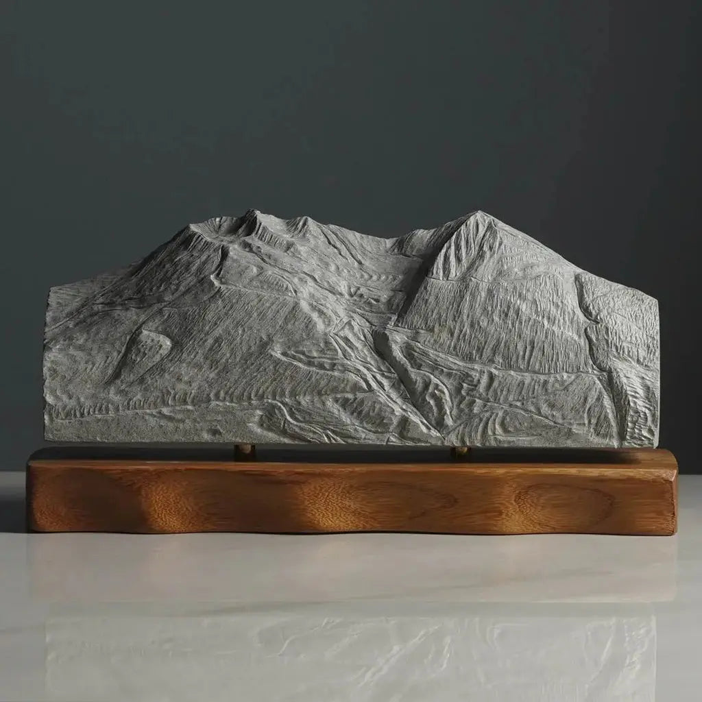 Mount Alyeska Sculpture (Resort Overview, Chugach Mountains, Alaska) Sculpted Peaks