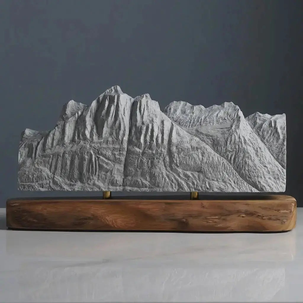 Mount Oberlin Sculpture (Glacier National Park, Montana) Sculpted Peaks