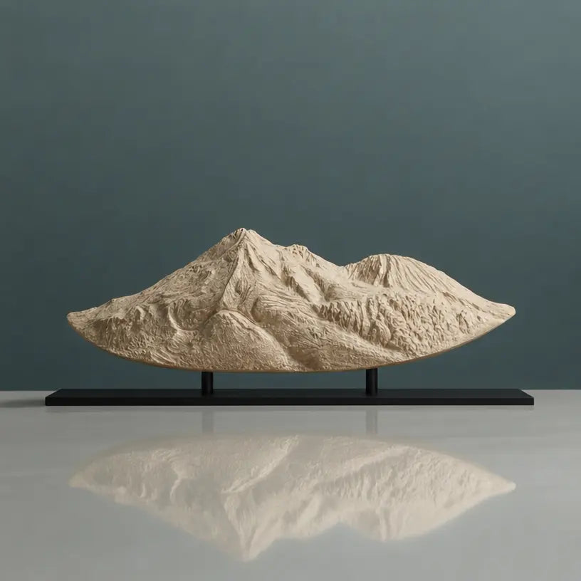Mount Shasta Sculpture (North Face) Sculpted Peaks