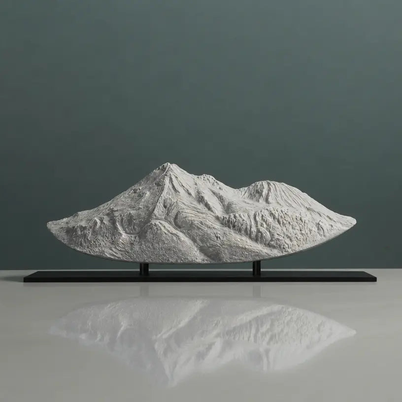 Mount Shasta Sculpture (North Face) Sculpted Peaks