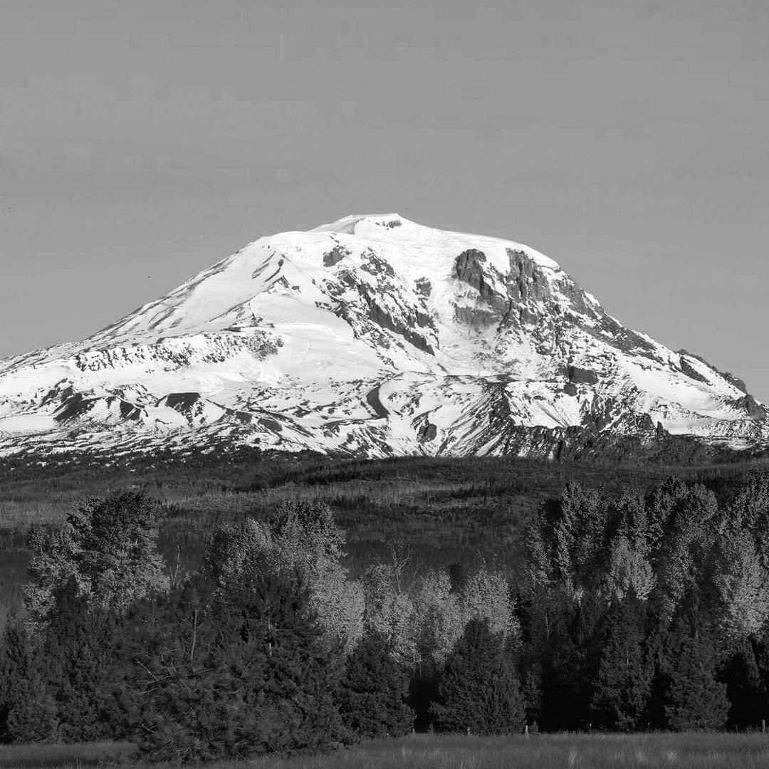 Mount Adams (View from Takhlakh Lake, Cascade Range, Washington) First Edition Sculpture Sculpted Peaks