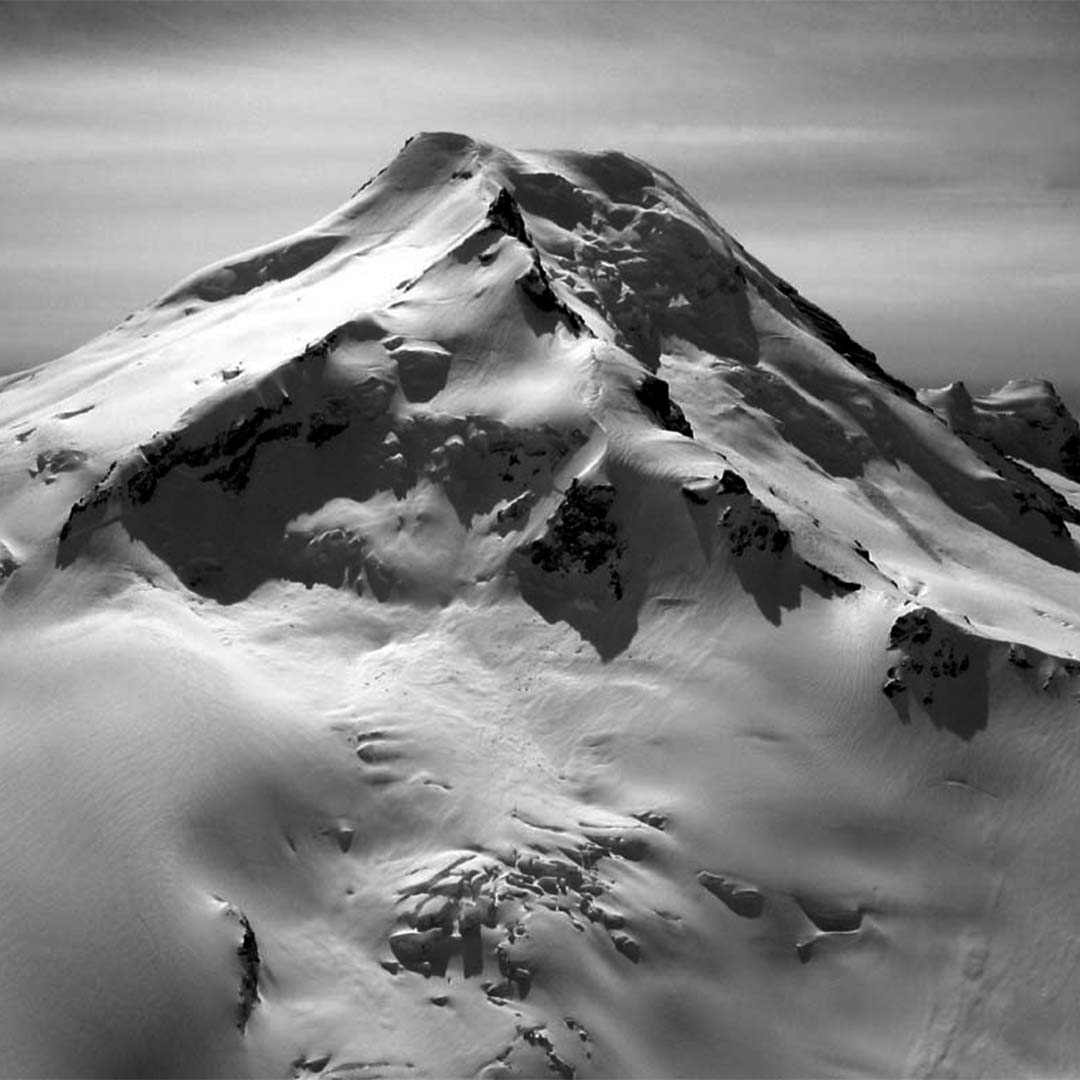 Mount Olympus (View from Near Bainbridge Island, Olympic Range, Washington) First Edition Sculpture Sculpted Peaks