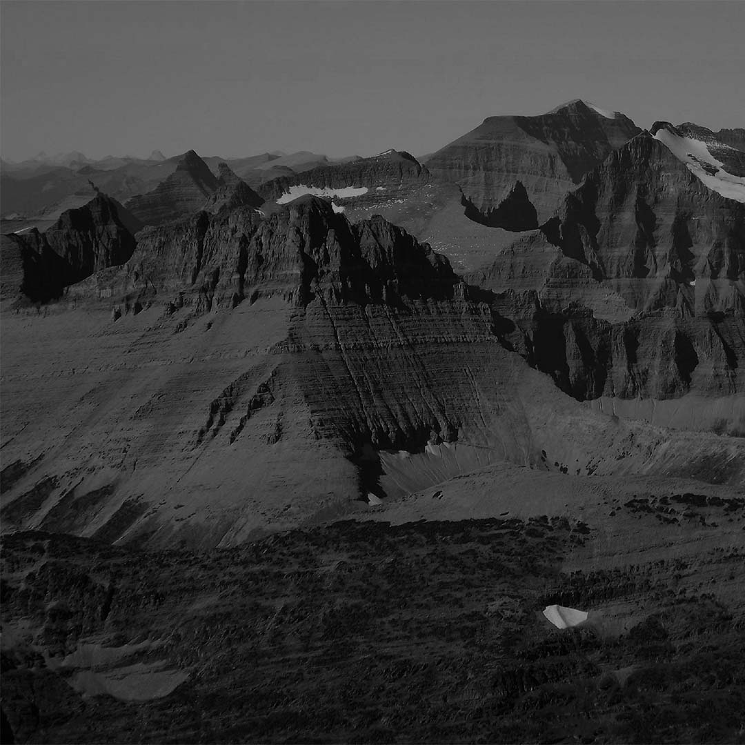 Mount Wilbur (View from Swiftcurrent Lake, Glacier National Park, Montana) First Edition Sculpture Sculpted Peaks
