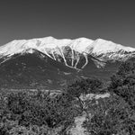 Mount Columbia (Eastern View with Mount Harvard, Sawatch Range, Colorado) First Edition Sculpture Sculpted Peaks