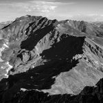 Mount Columbia (Eastern View with Mount Harvard, Sawatch Range, Colorado) First Edition Sculpture Sculpted Peaks