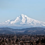 Mount Hood (View from Portland, Oregon) Sculpture Sculpted Peaks