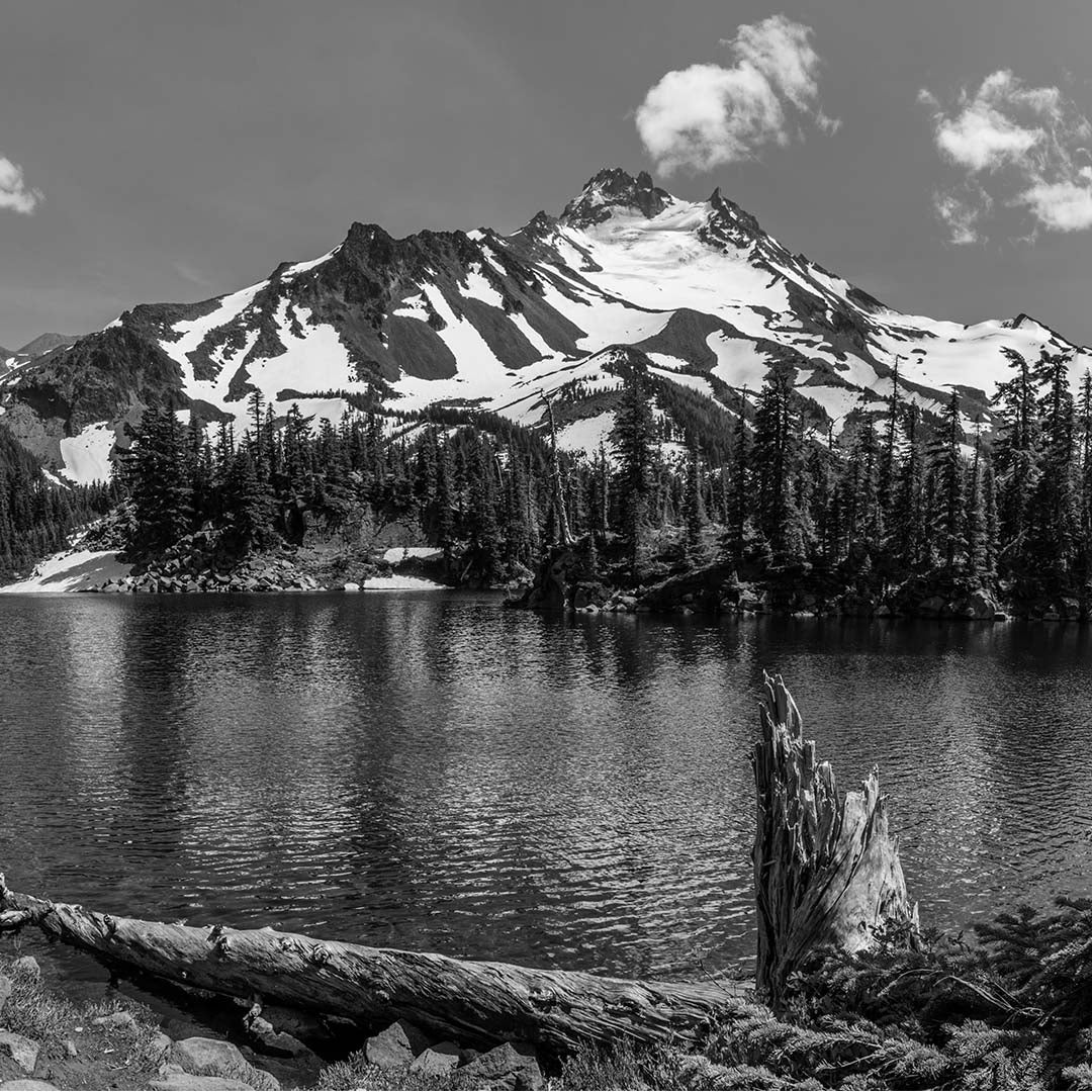 Mount Jefferson (View from Bays Lake, Cascade Range, Oregon) First Edition Sculpture Sculpted Peaks
