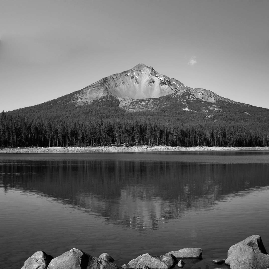 Mount Thielsen (Hiking View from Pacific Crest Trail, Cascade Range, Oregon) First Edition Sculpture Sculpted Peaks
