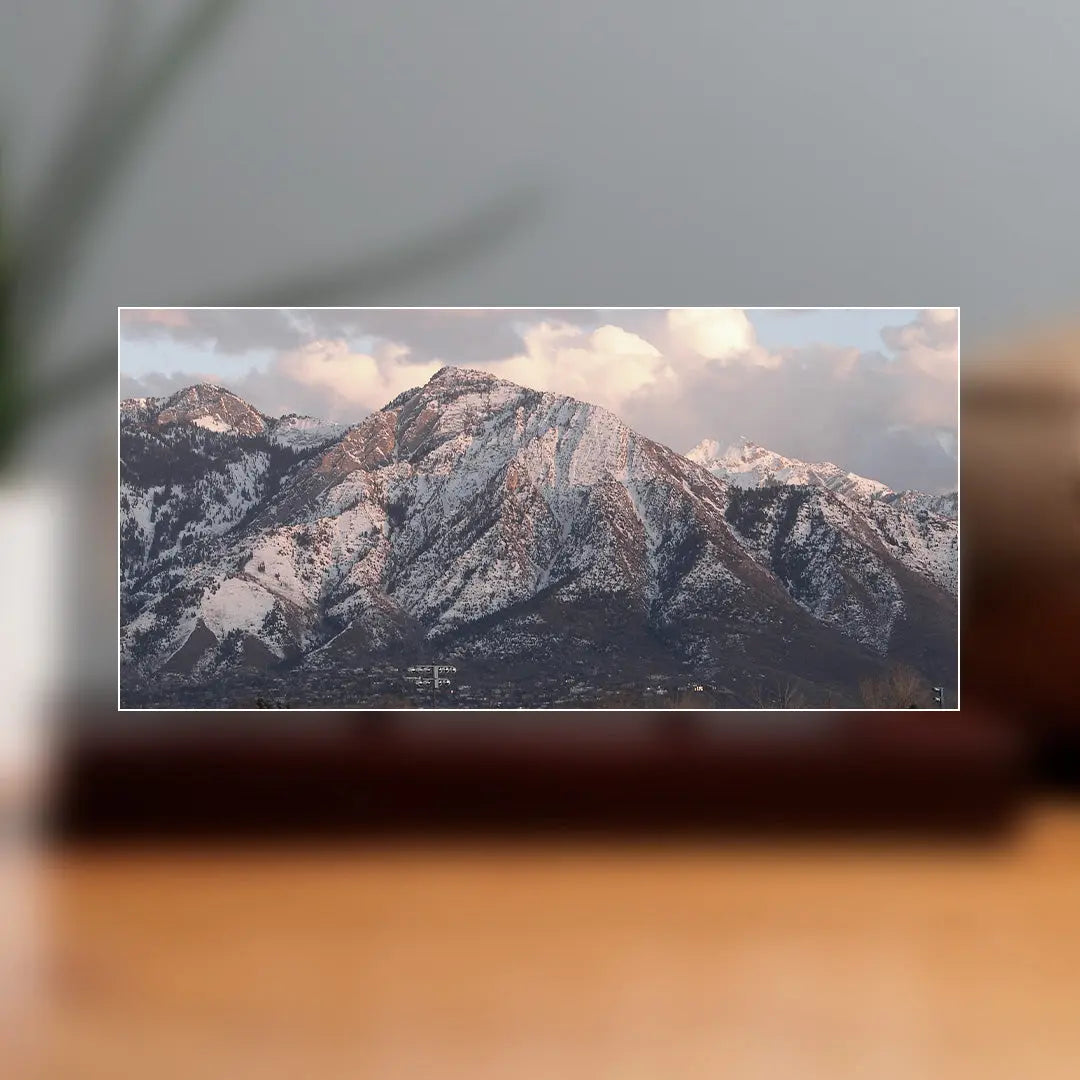 Mount Olympus (View from Millcreek, Utah) Sculpture Sculpted Peaks