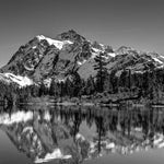 The Brothers (View from Tracyton, Olympic Range, Washington) First Edition Sculpture Sculpted Peaks