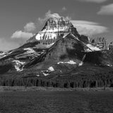 Mount Wilbur (View from Swiftcurrent Lake, Glacier National Park, Montana) First Edition Sculpture Sculpted Peaks