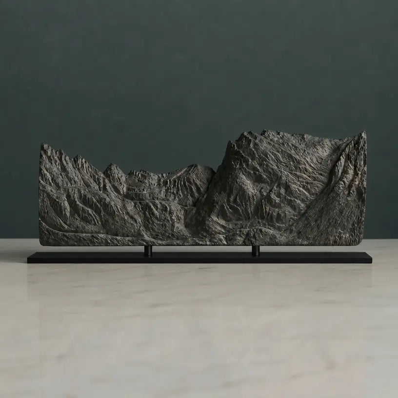 Navajo & Shoshoni Peak Sculpture (View from Lake Isabelle, Colorado) Sculpted Peaks