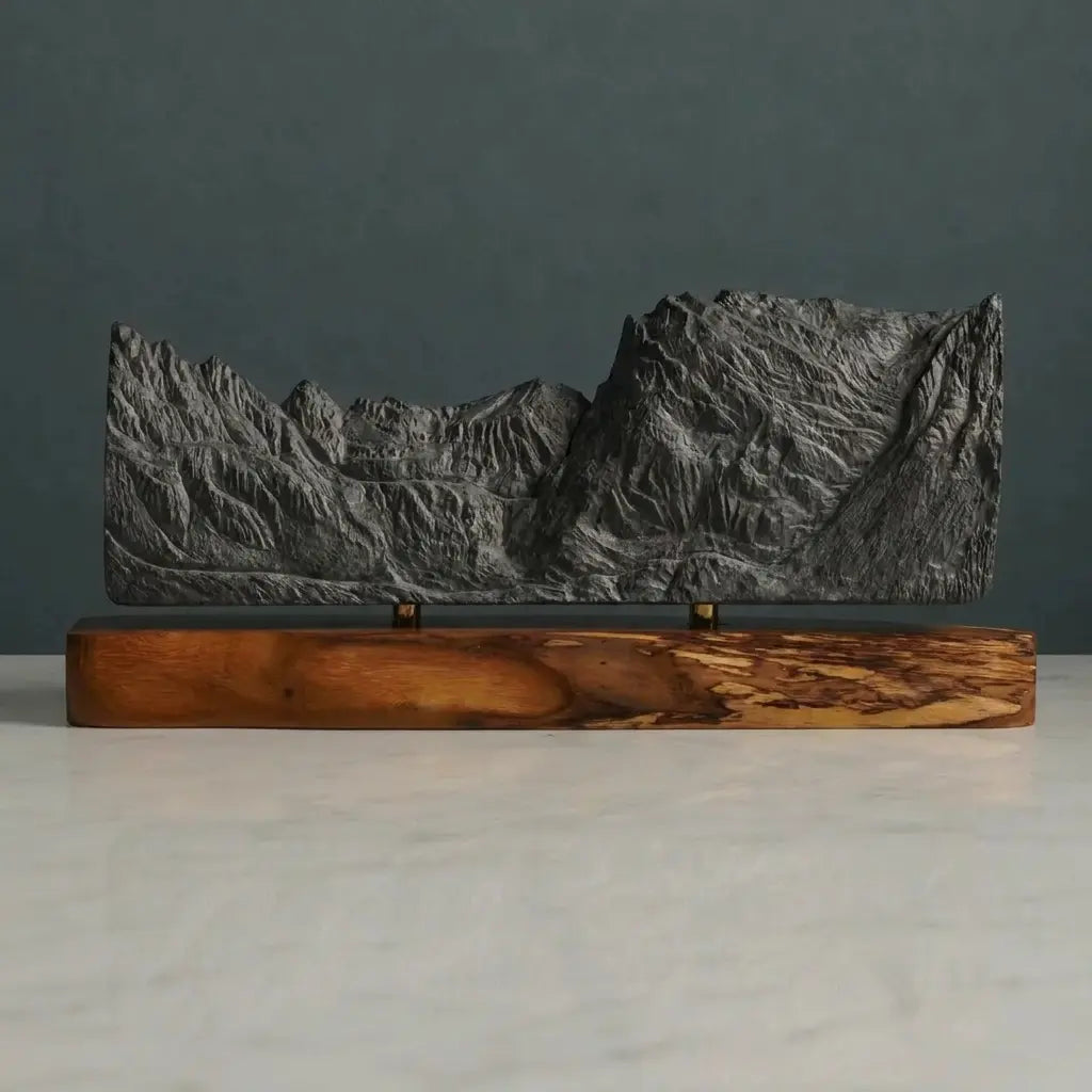 Navajo & Shoshoni Peak Sculpture (View from Lake Isabelle, Colorado) Sculpted Peaks