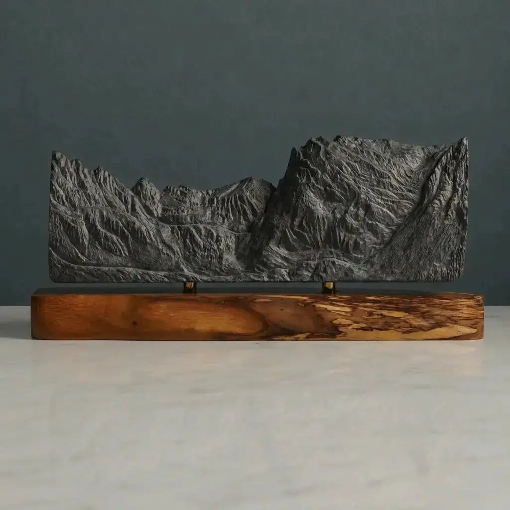 Navajo & Shoshoni Peak Sculpture (View from Lake Isabelle, Colorado) Sculpted Peaks