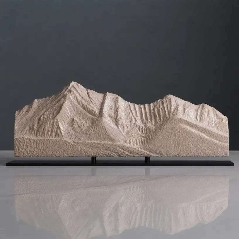 Mount Ogden Sculpture (East Face, Snowbasin, Utah) Sculpted Peaks
