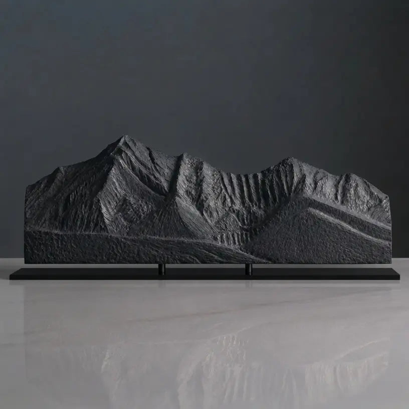 Mount Ogden Sculpture (East Face, Snowbasin, Utah) Sculpted Peaks