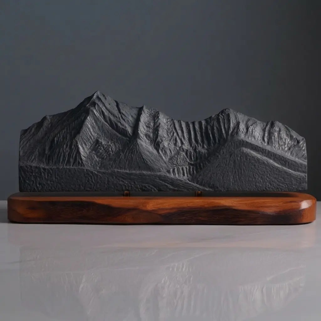 Mount Ogden Sculpture (East Face, Snowbasin, Utah) Sculpted Peaks