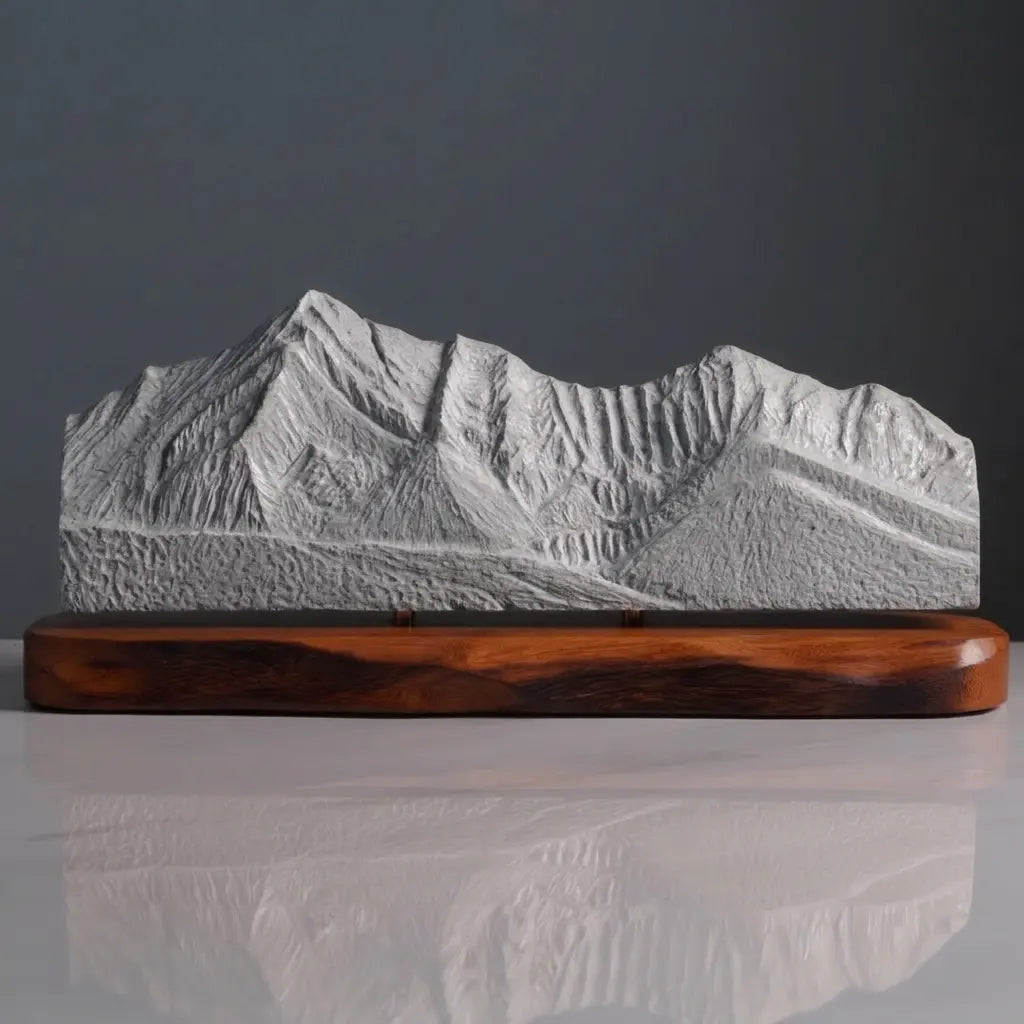Mount Ogden Sculpture (East Face, Snowbasin, Utah) Sculpted Peaks