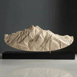 Mount Olympus (View from Salt Lake Valley, Utah) Sculpture Sculpted Peaks