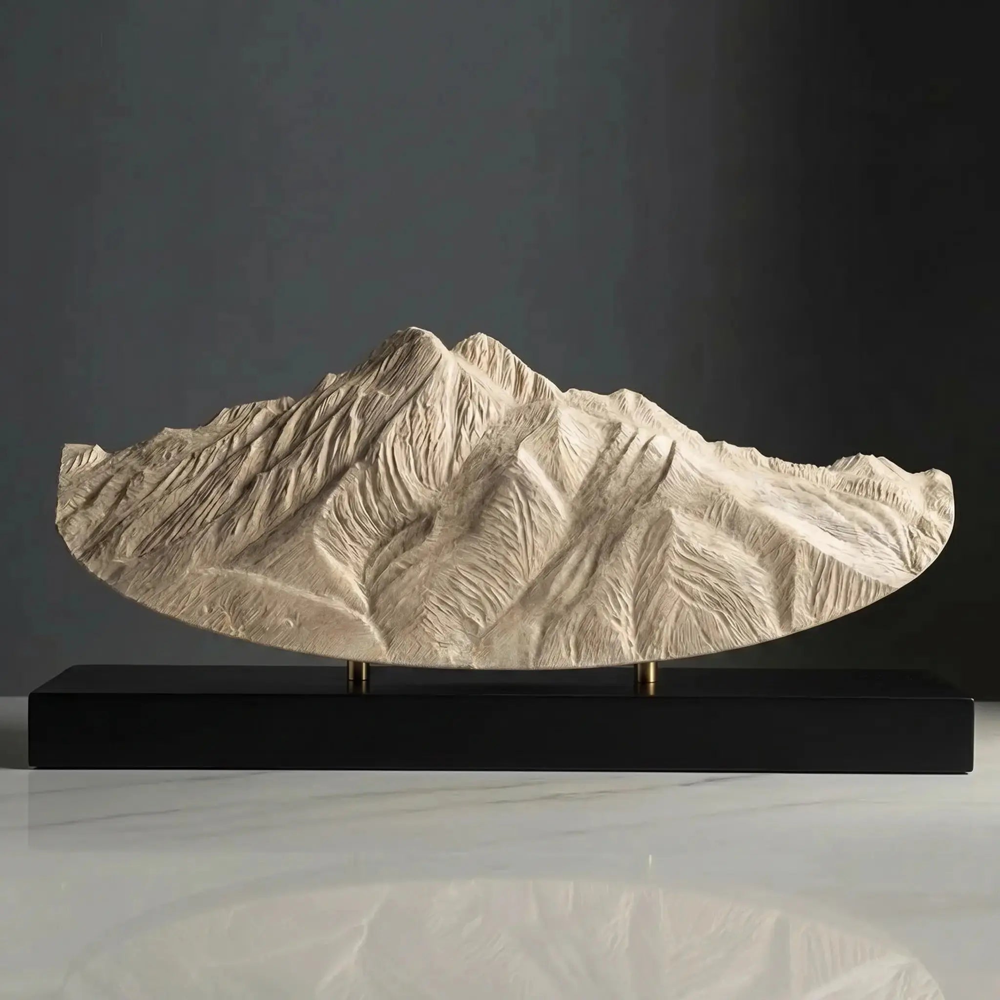 Mount Olympus (View from Salt Lake Valley, Utah) Sculpture Sculpted Peaks