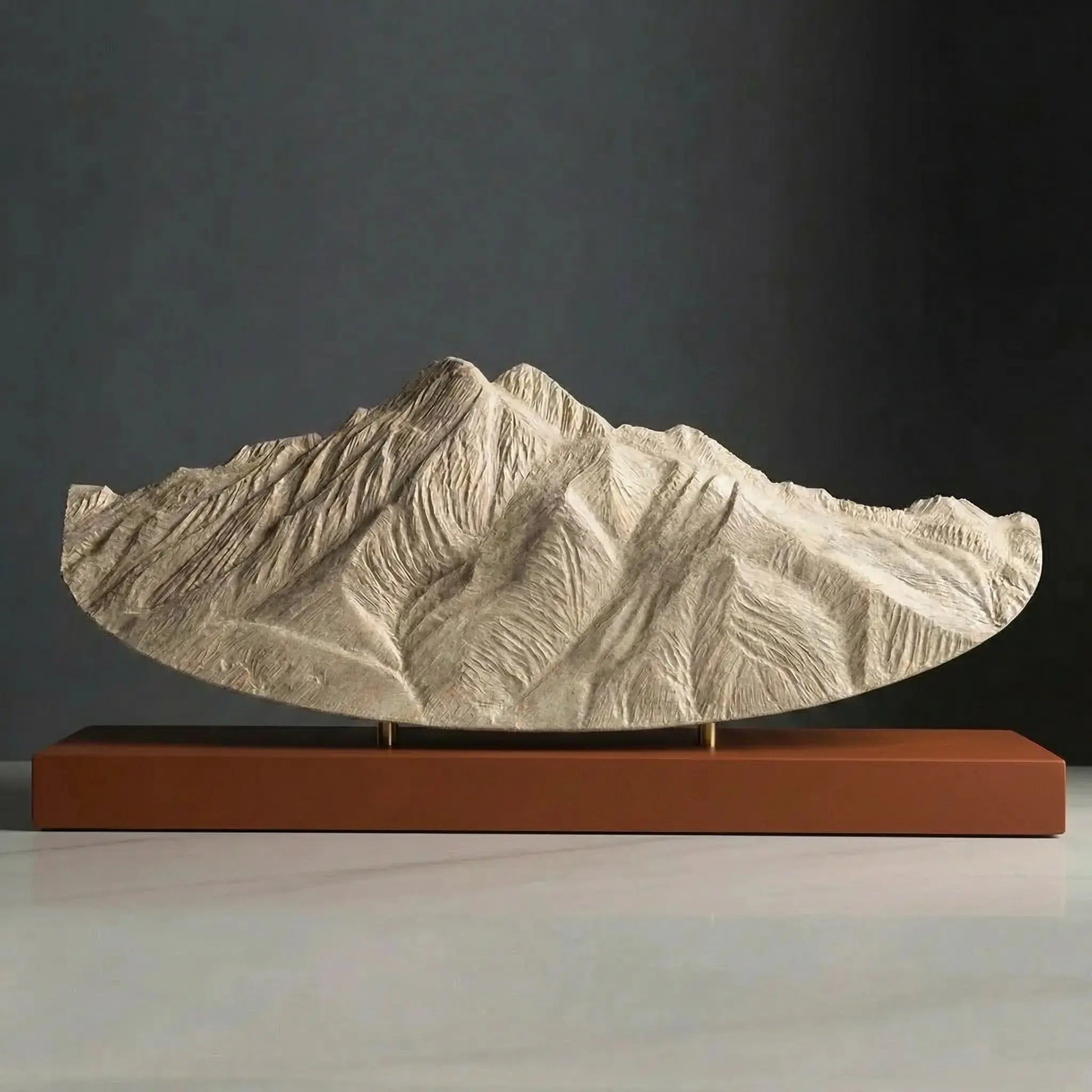 Mount Olympus (View from Salt Lake Valley, Utah) Sculpture Sculpted Peaks