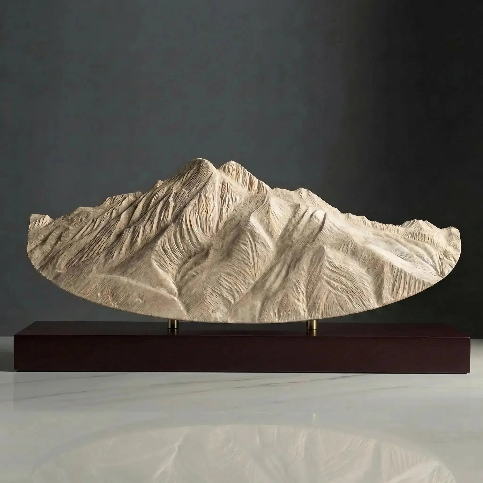 Mount Olympus (View from Salt Lake Valley, Utah) Sculpture Sculpted Peaks