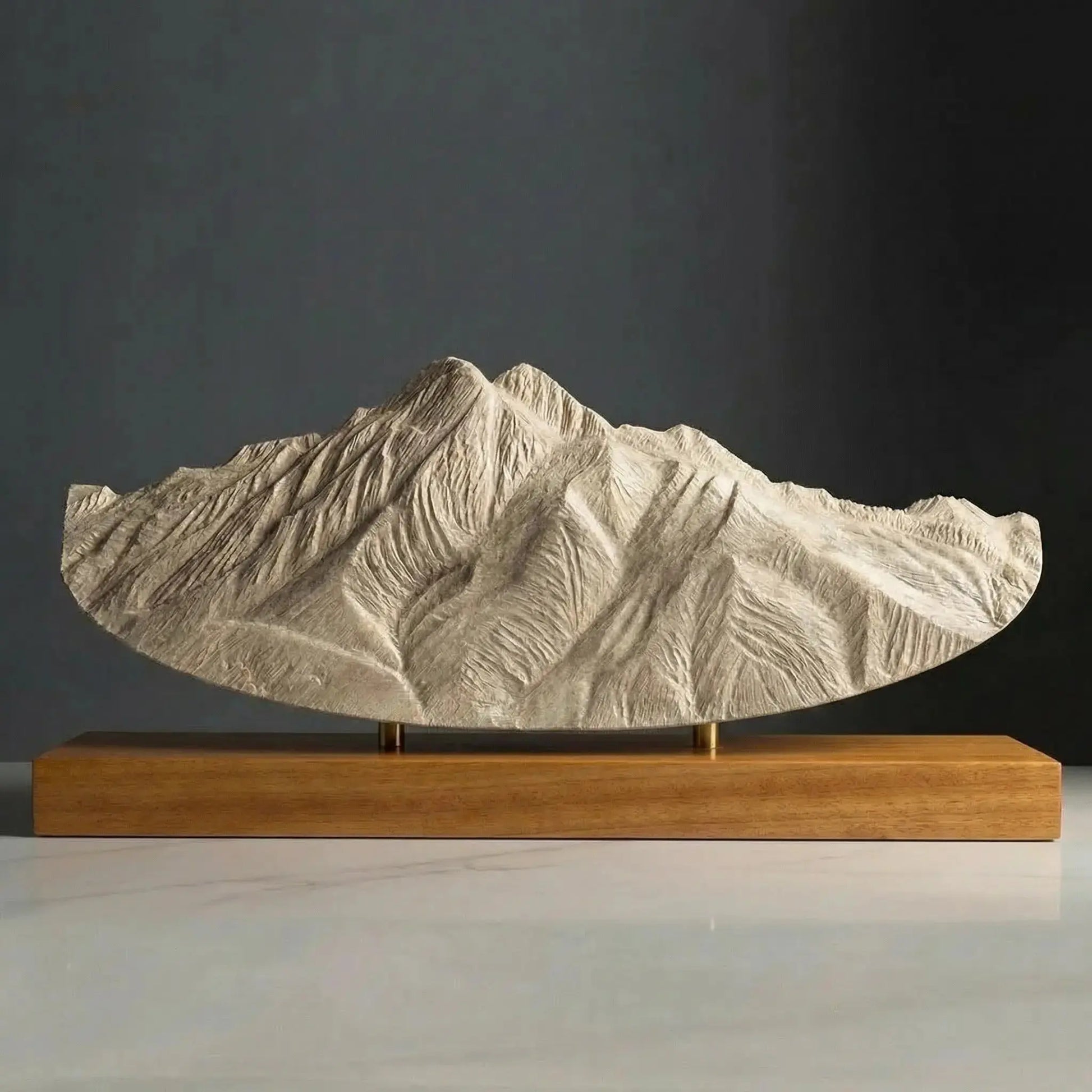 Mount Olympus (View from Salt Lake Valley, Utah) Sculpture Sculpted Peaks