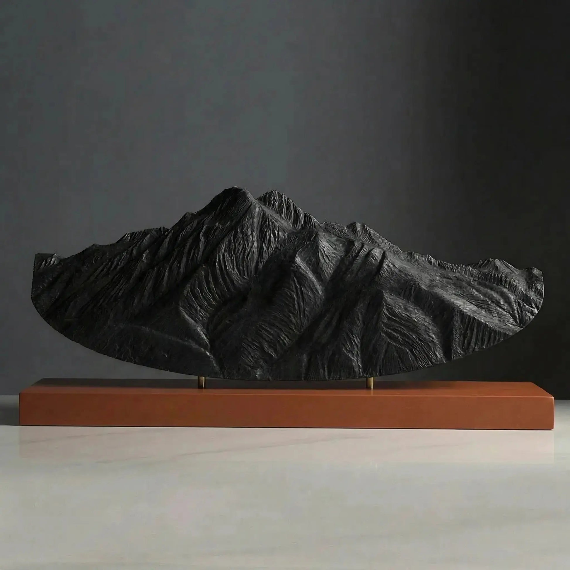 Mount Olympus (View from Salt Lake Valley, Utah) Sculpture Sculpted Peaks