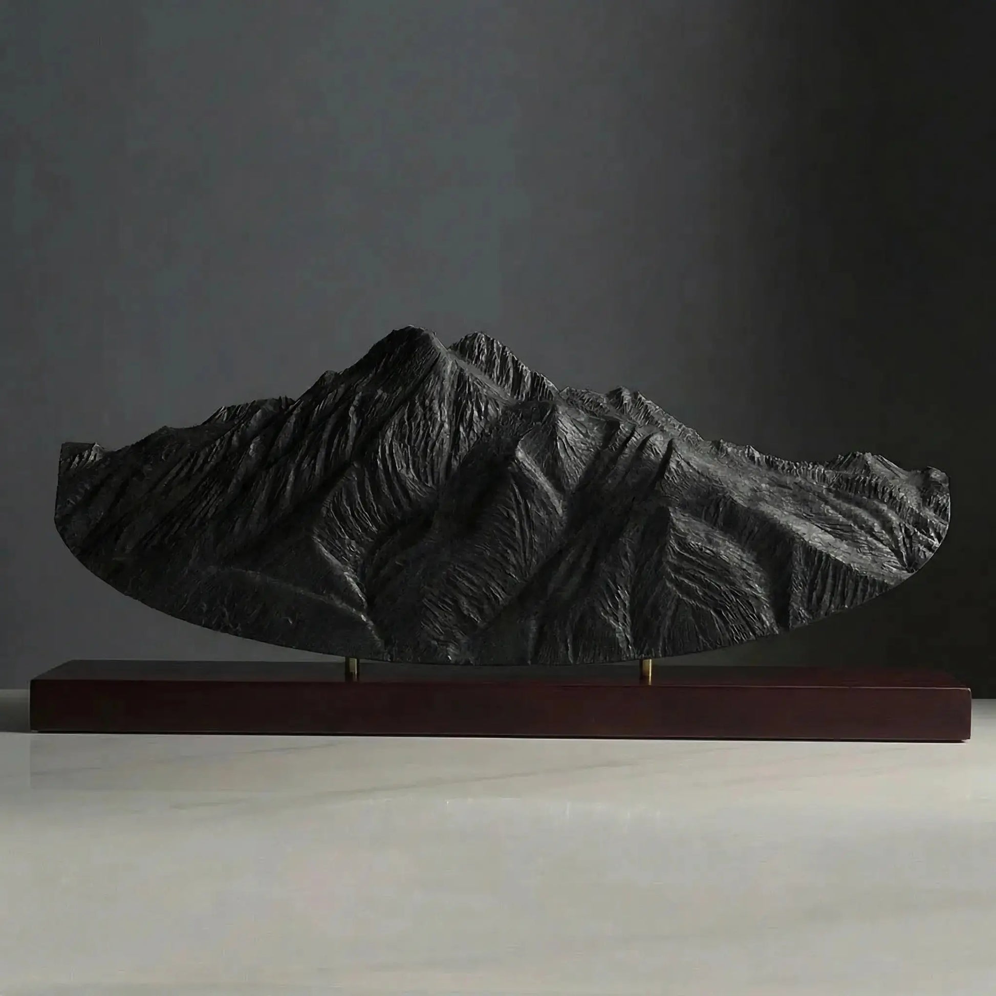 Mount Olympus (View from Salt Lake Valley, Utah) Sculpture Sculpted Peaks