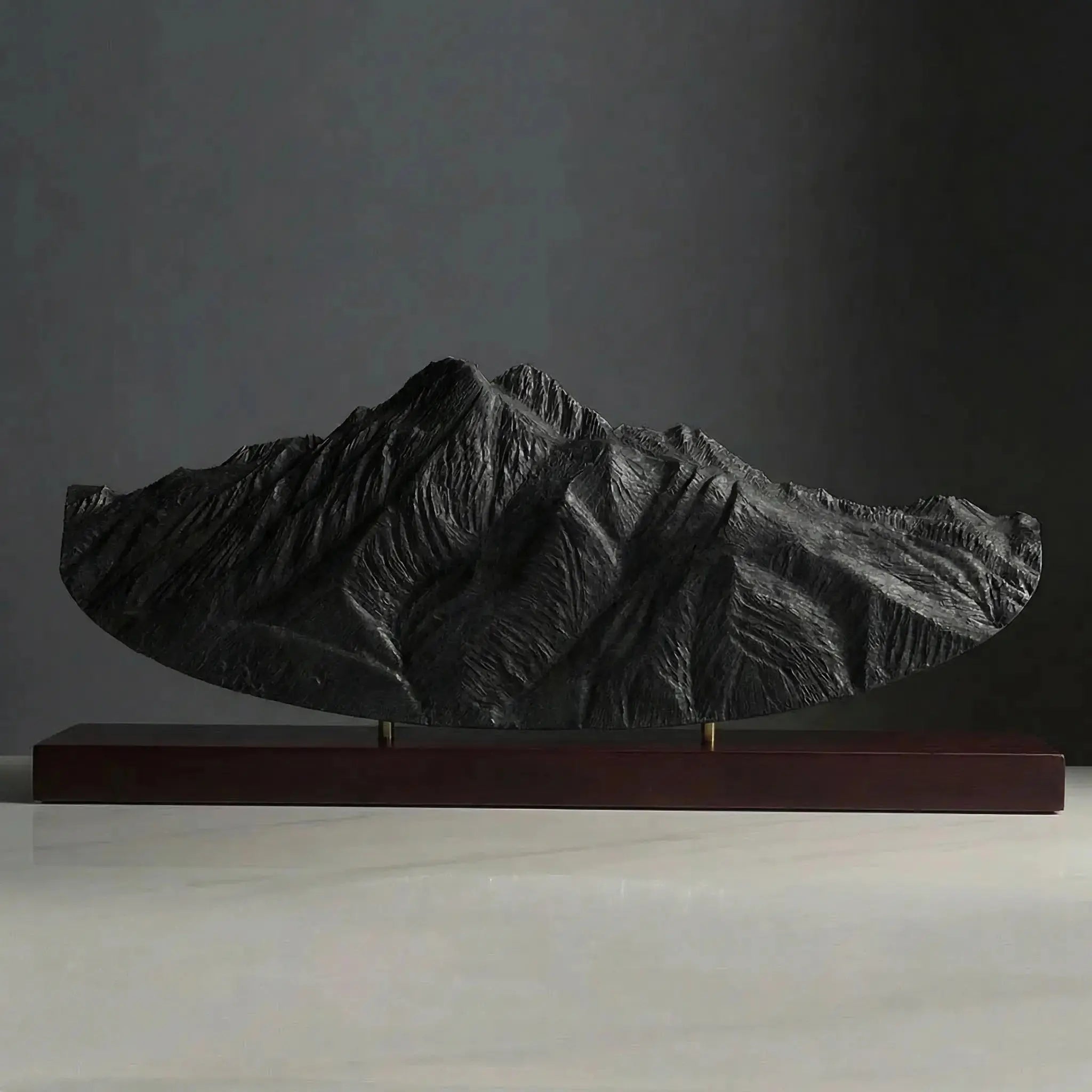 Mount Olympus (View from Salt Lake Valley, Utah) Sculpture Sculpted Peaks