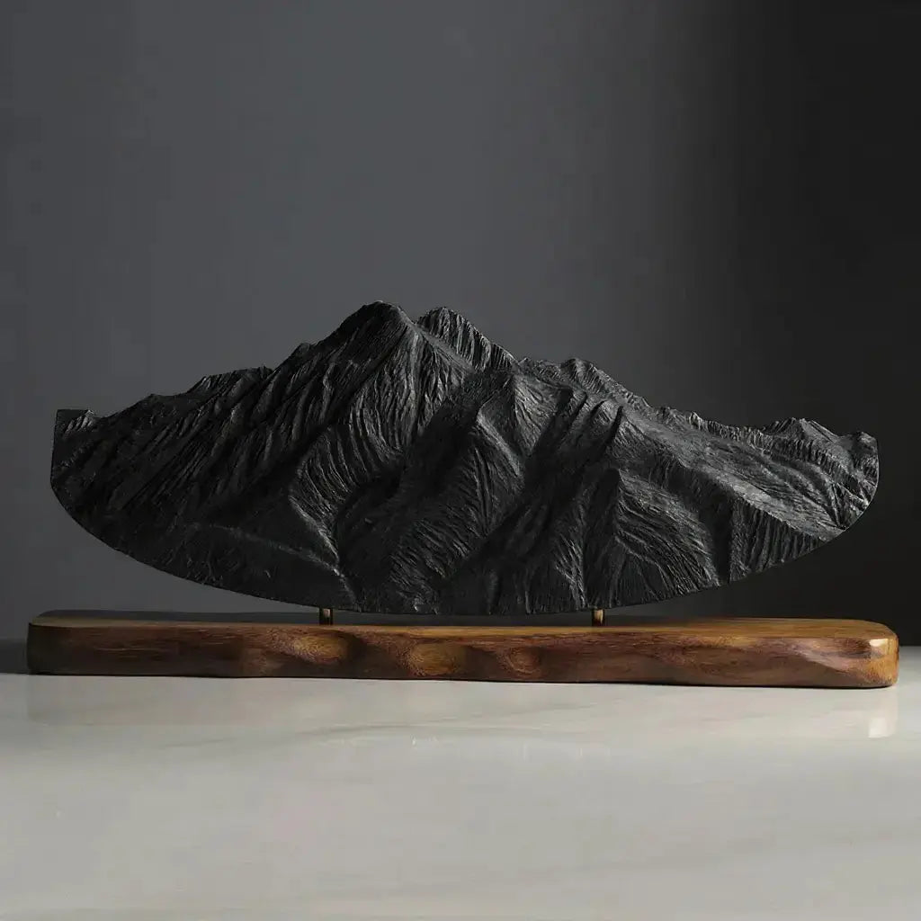 Mount Olympus (View from Salt Lake Valley, Utah) Sculpture Sculpted Peaks