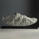 Mount Olympus (View from Salt Lake Valley, Utah) Sculpture Sculpted Peaks