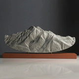 Mount Olympus (View from Salt Lake Valley, Utah) Sculpture Sculpted Peaks