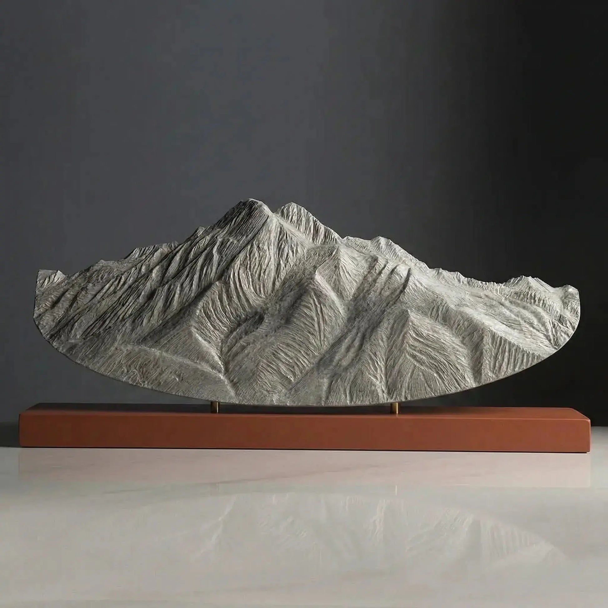 Mount Olympus (View from Salt Lake Valley, Utah) Sculpture Sculpted Peaks