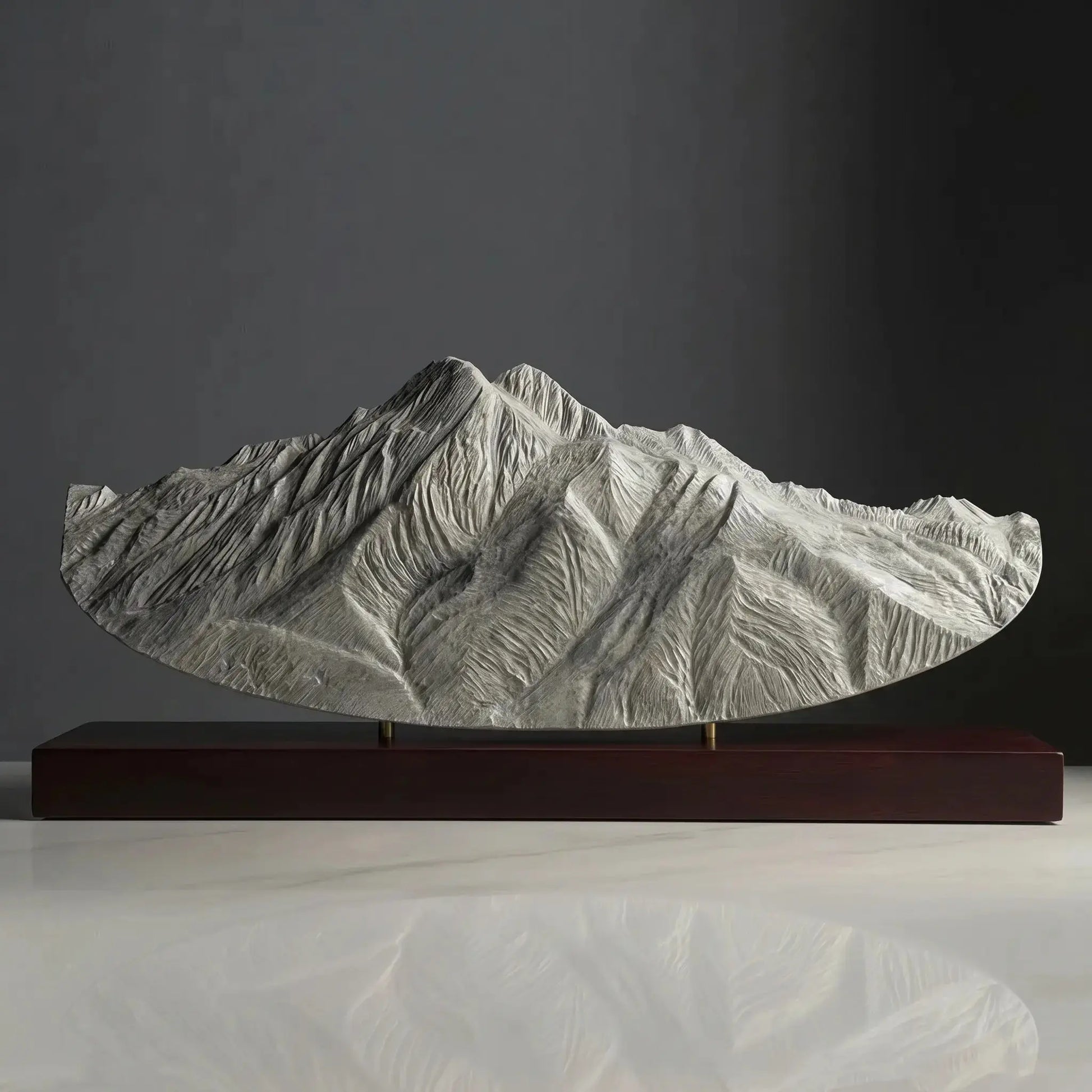 Mount Olympus (View from Salt Lake Valley, Utah) Sculpture Sculpted Peaks