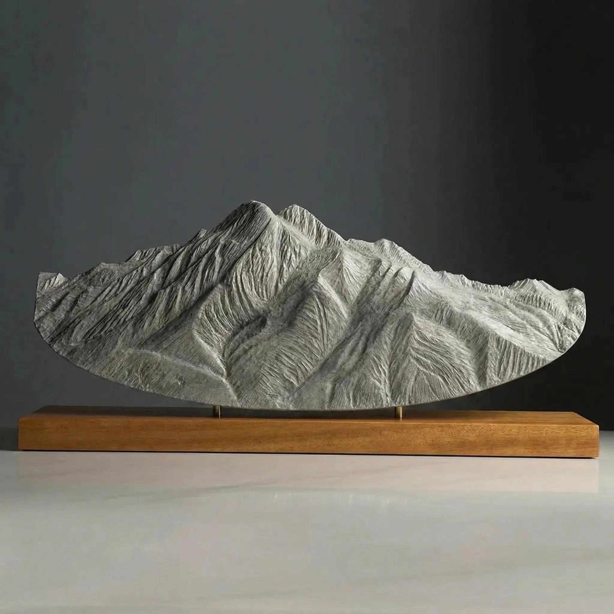 Mount Olympus (View from Salt Lake Valley, Utah) Sculpture Sculpted Peaks
